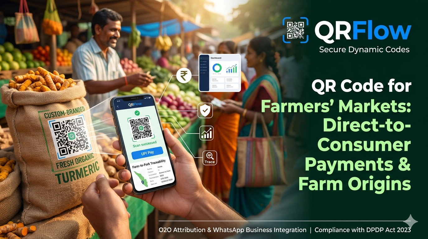 QR Code for Farmers' Markets: Direct-to-Consumer Payments & Farm Origins in India